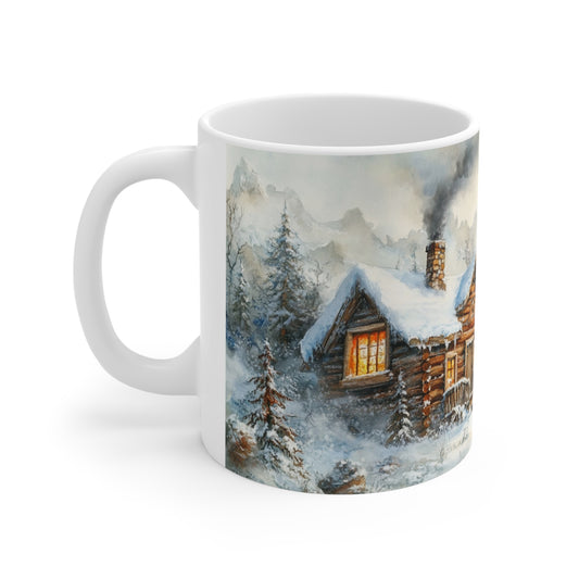 Keramisk Julekopp med Julemotiv #7 – Perfekt Gave til Kaffe, Te eller Kakao