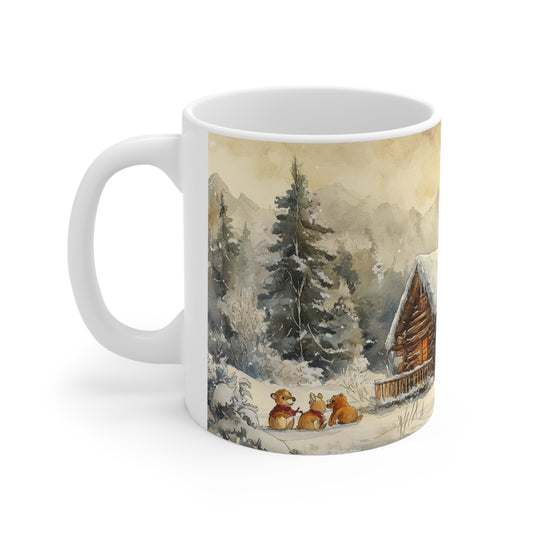 Keramisk Julekopp med Julemotiv #6 – Perfekt Gave til Kaffe, Te eller Kakao