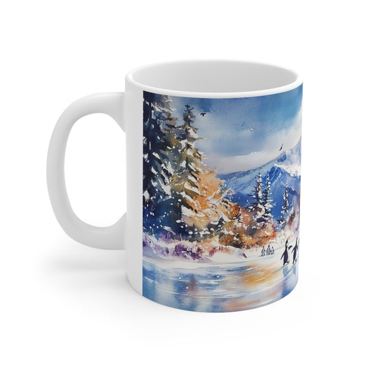 Keramisk Julekopp med Julemotiv #61 – Perfekt Gave til Kaffe, Te eller Kakao