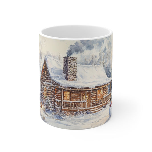 Keramisk Julekopp med Julemotiv #12 – Perfekt Gave til Kaffe, Te eller Kakao