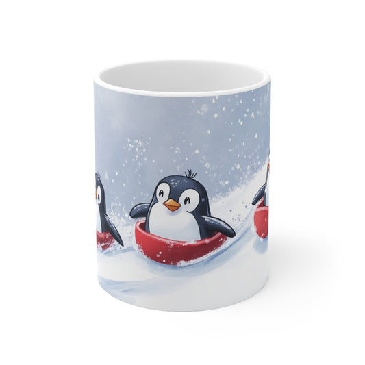 Keramisk Julekopp med Julemotiv #86 – Perfekt Gave til Kaffe, Te eller Kakao