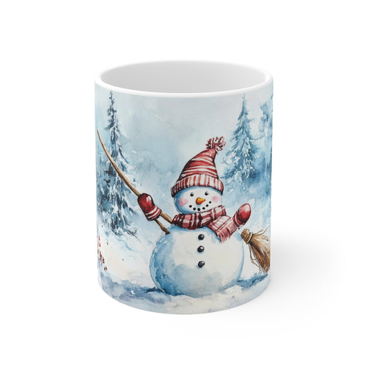 Keramisk Julekopp med Julemotiv #65 – Perfekt Gave til Kaffe, Te eller Kakao