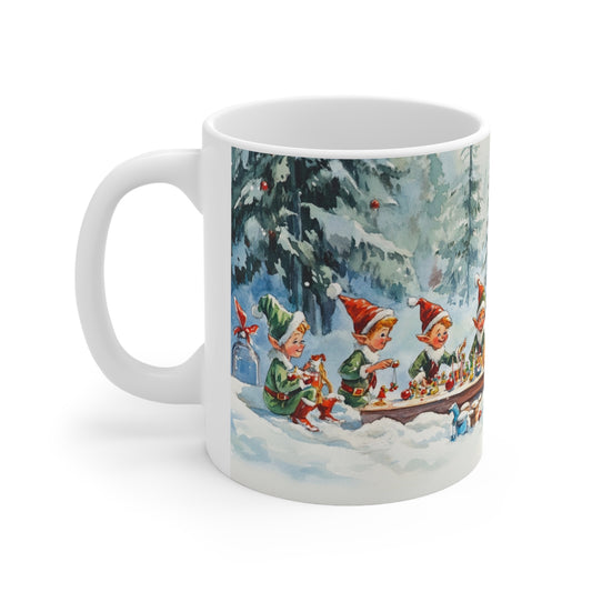 Keramisk Julekopp med Julemotiv #53 – Perfekt Gave til Kaffe, Te eller Kakao