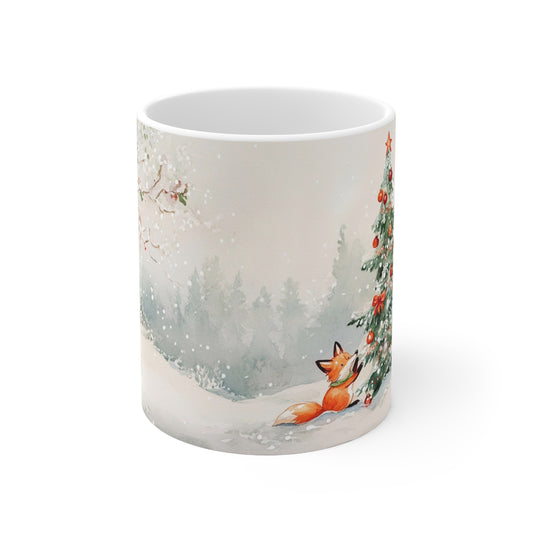 Keramisk Julekopp med Julemotiv #96 – Perfekt Gave til Kaffe, Te eller Kakao