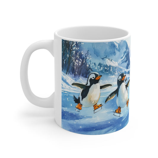 Keramisk Julekopp med Julemotiv #58 – Perfekt Gave til Kaffe, Te eller Kakao