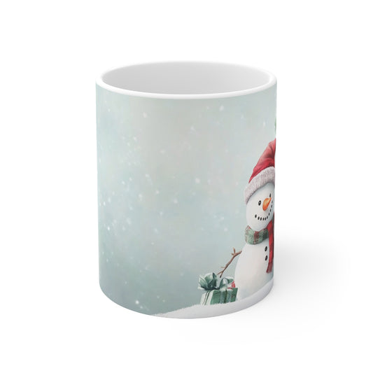 Keramisk Julekopp med Julemotiv #28 – Perfekt Gave til Kaffe, Te eller Kakao