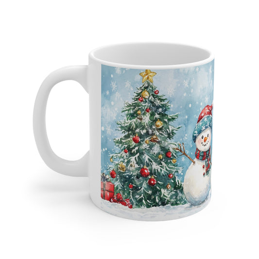 Keramisk Julekopp med Julemotiv #29 – Perfekt Gave til Kaffe, Te eller Kakao