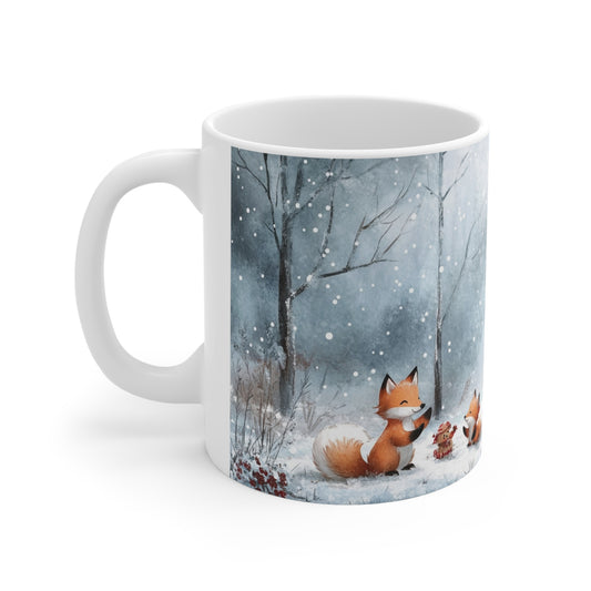 Keramisk Julekopp med Julemotiv #95 – Perfekt Gave til Kaffe, Te eller Kakao