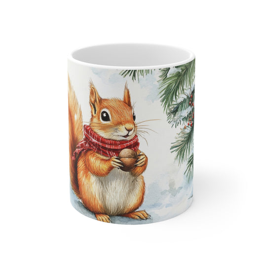 Keramisk Julekopp med Julemotiv #25 – Perfekt Gave til Kaffe, Te eller Kakao