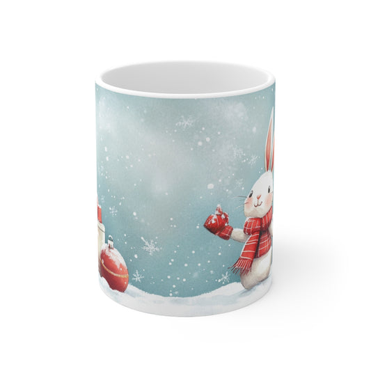 Keramisk Julekopp med Julemotiv #88 – Perfekt Gave til Kaffe, Te eller Kakao