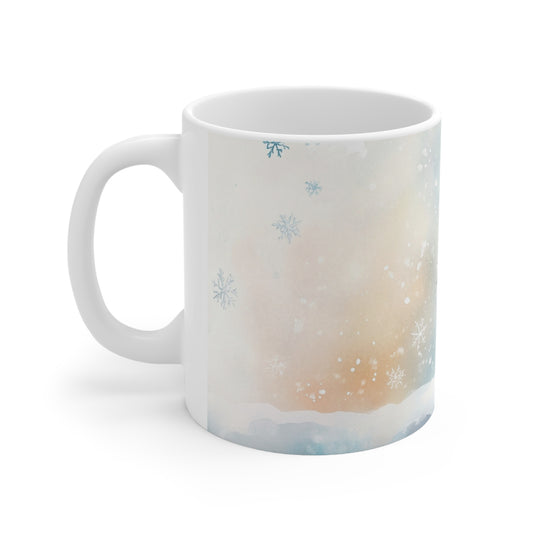 Keramisk Julekopp med Julemotiv #41 – Perfekt Gave til Kaffe, Te eller Kakao