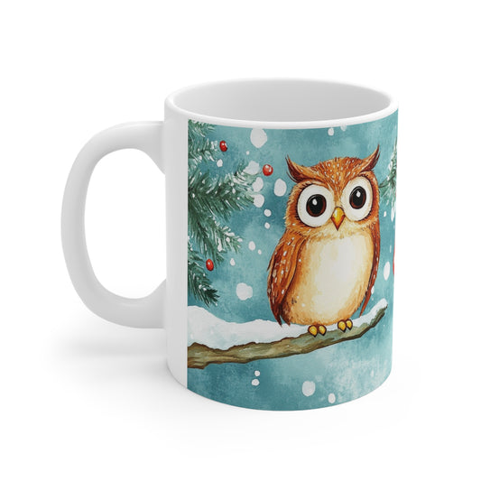 Keramisk Julekopp med Julemotiv #23 – Perfekt Gave til Kaffe, Te eller Kakao