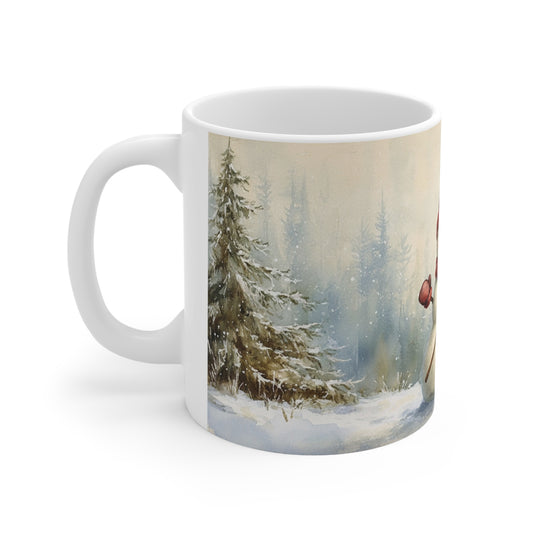 Keramisk Julekopp med Julemotiv #64 – Perfekt Gave til Kaffe, Te eller Kakao