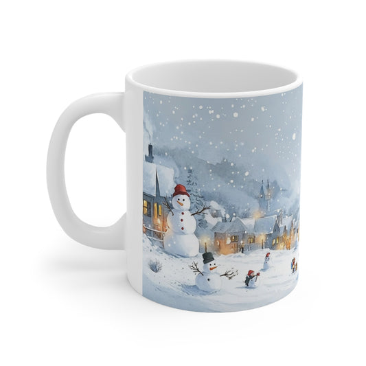 Keramisk Julekopp med Julemotiv #89 – Perfekt Gave til Kaffe, Te eller Kakao