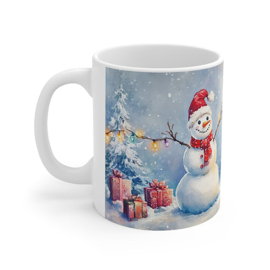 Keramisk Julekopp med Julemotiv #70 – Perfekt Gave til Kaffe, Te eller Kakao