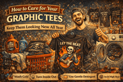 How to Care for Your Graphic Tees: Tips for keeping graphic t-shirts looking new and vibrant all year.