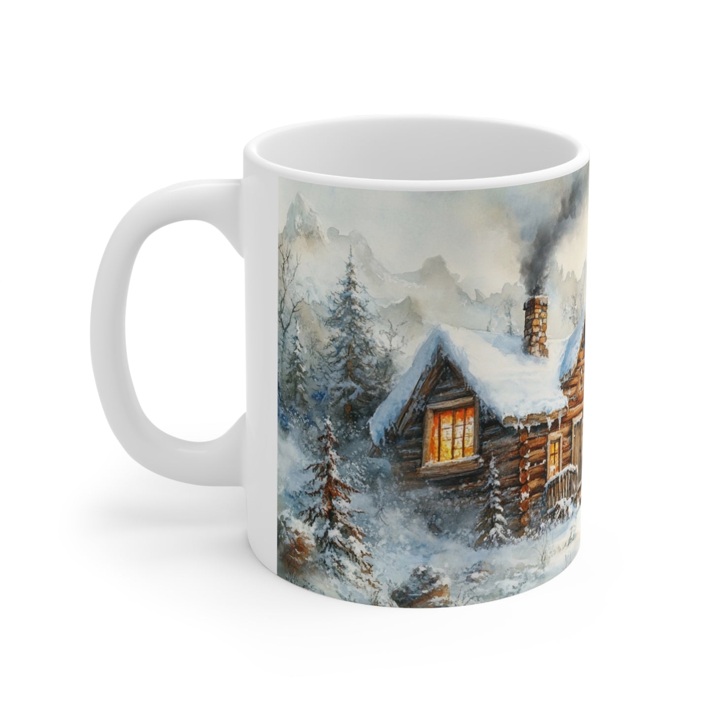 Keramisk Julekopp med Julemotiv #7 – Perfekt Gave til Kaffe, Te eller Kakao