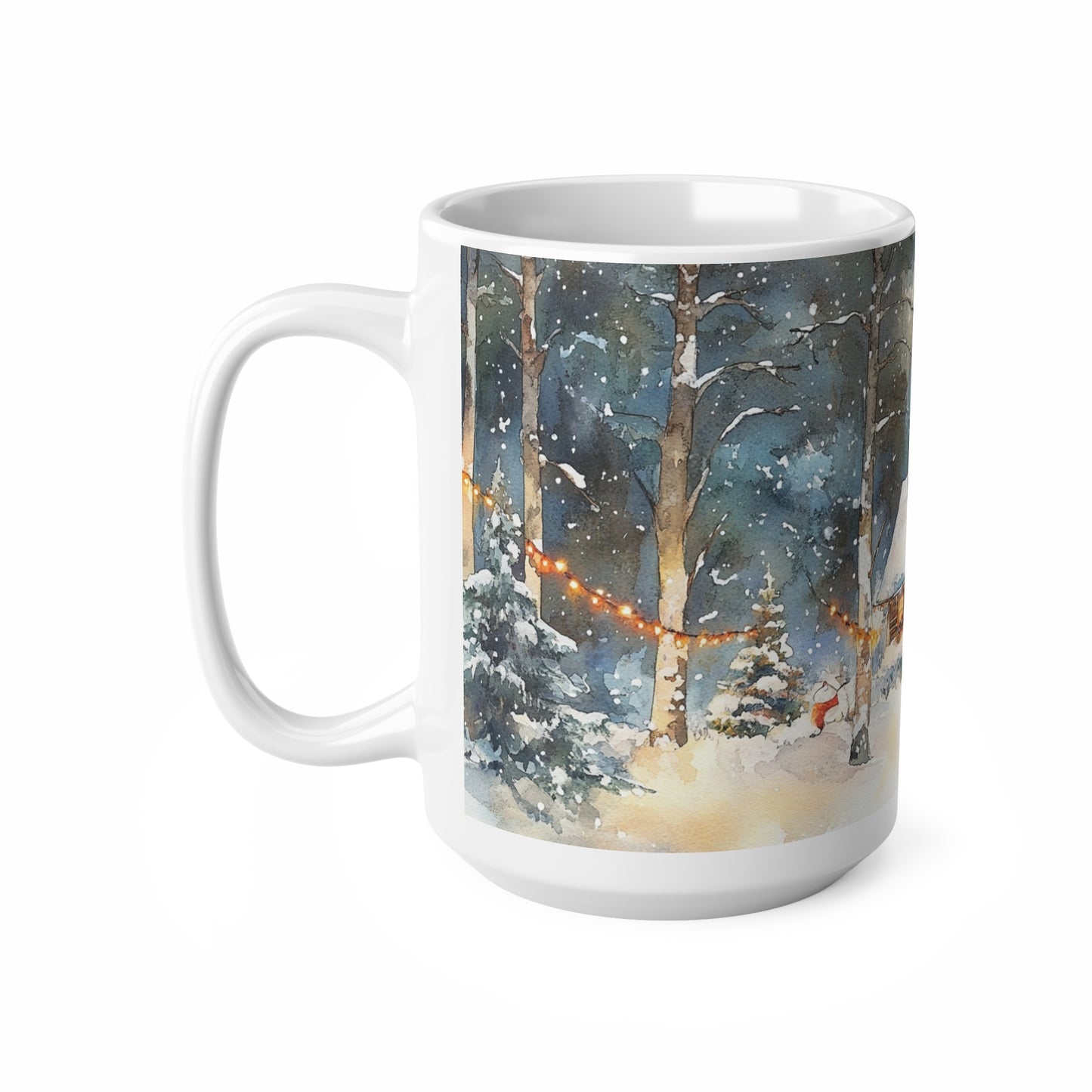 Keramisk Julekopp med Julemotiv #3 – Perfekt Gave til Kaffe, Te eller Kakao