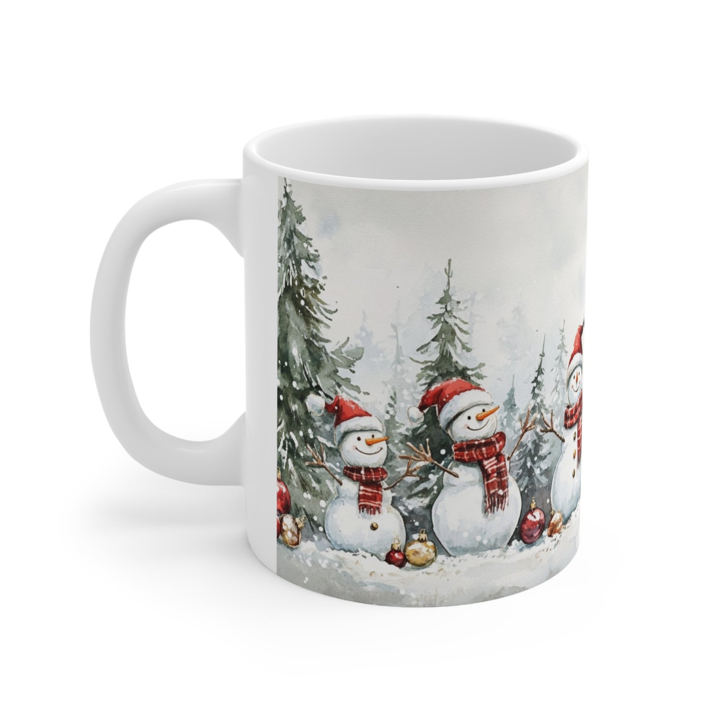 Keramisk Julekopp med Julemotiv #47 – Perfekt Gave til Kaffe, Te eller Kakao