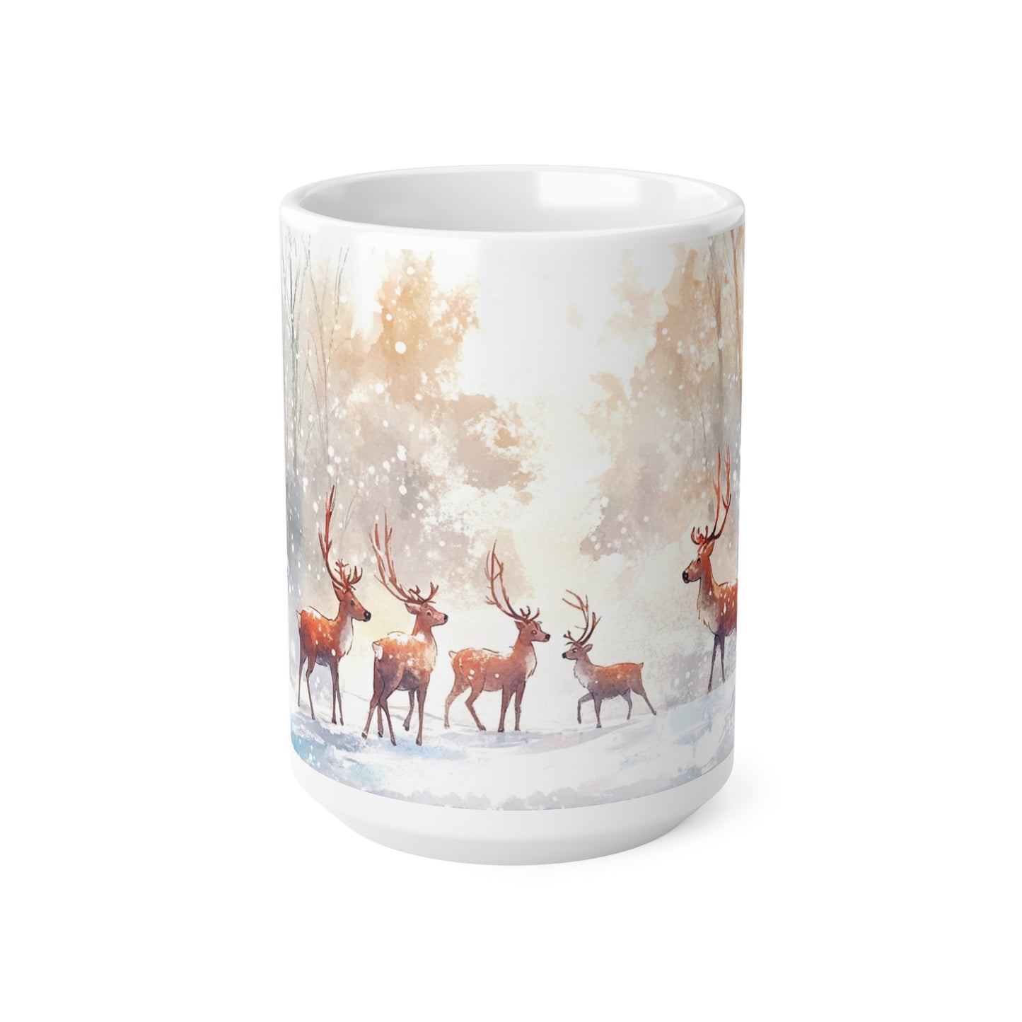 Keramisk Julekopp med Julemotiv #43 – Perfekt Gave til Kaffe, Te eller Kakao