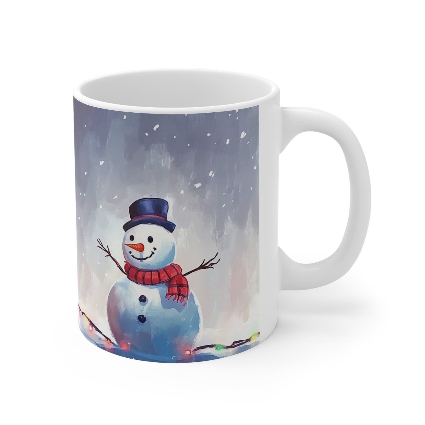 Keramisk Julekopp med Julemotiv #38 – Perfekt Gave til Kaffe, Te eller Kakao