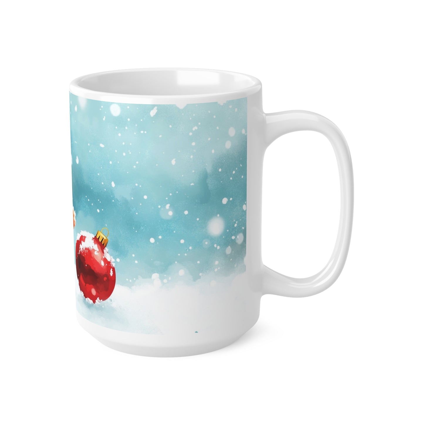 Keramisk Julekopp med Julemotiv #77 – Perfekt Gave til Kaffe, Te eller Kakao