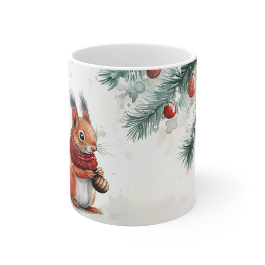 Keramisk Julekopp med Julemotiv #27 – Perfekt Gave til Kaffe, Te eller Kakao