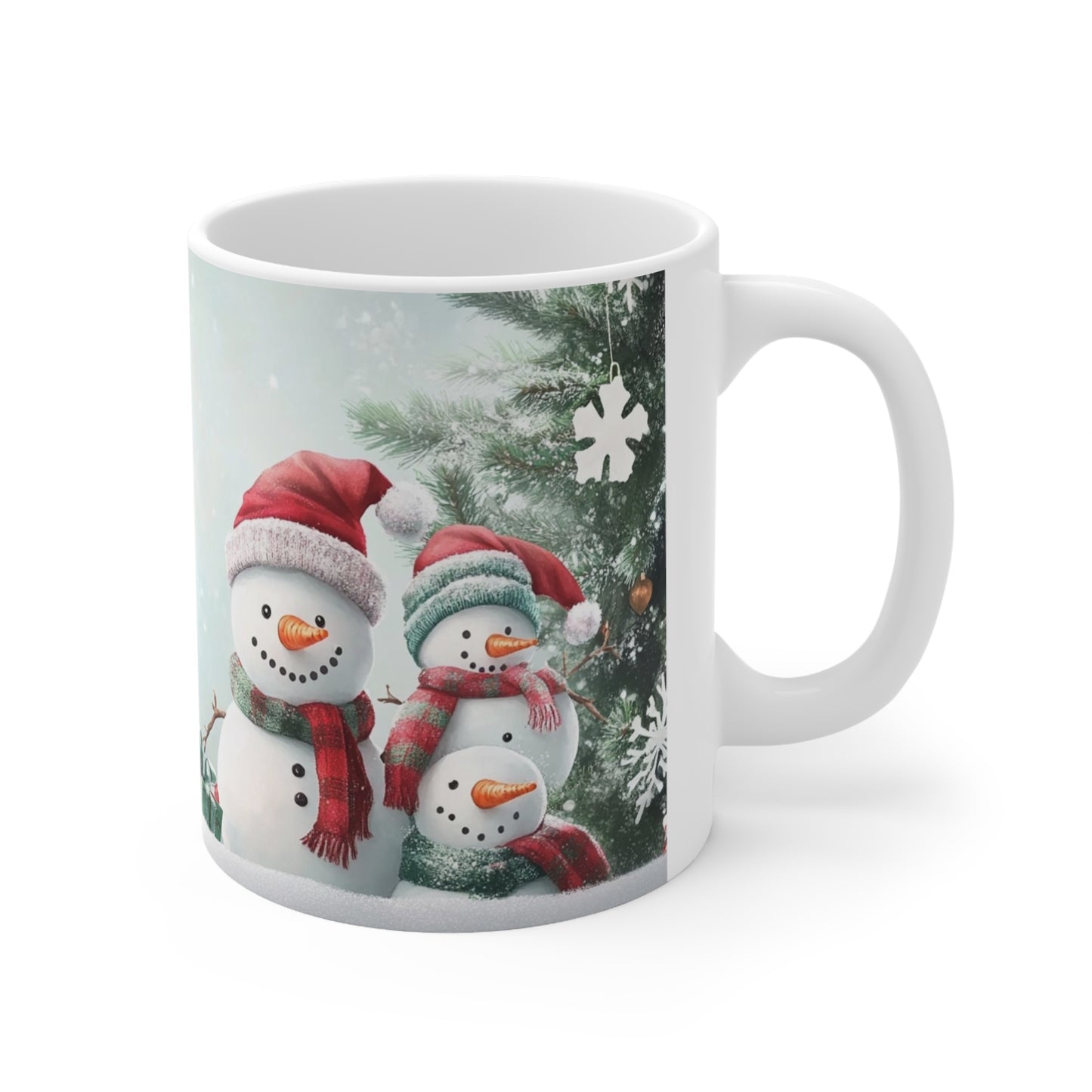 Keramisk Julekopp med Julemotiv #28 – Perfekt Gave til Kaffe, Te eller Kakao