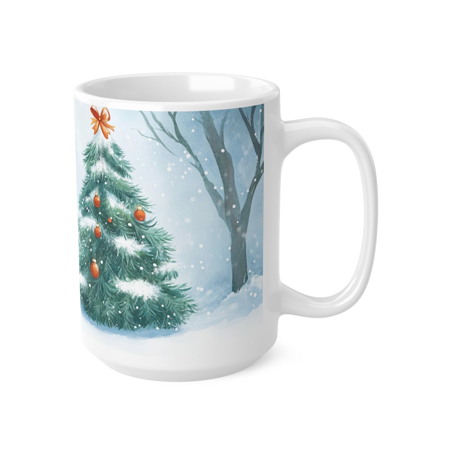 Keramisk Julekopp med Julemotiv #18 – Perfekt Gave til Kaffe, Te eller Kakao