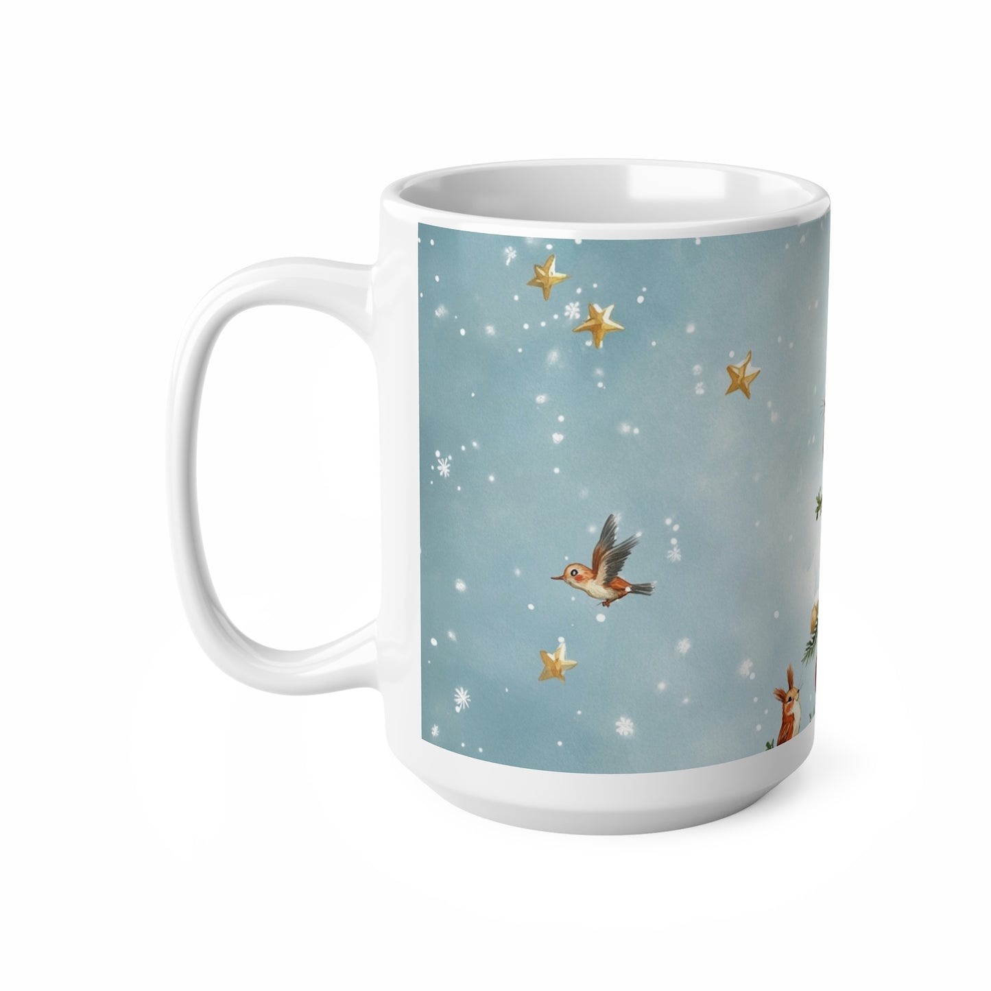 Keramisk Julekopp med Julemotiv #2 – Perfekt Gave til Kaffe, Te eller Kakao