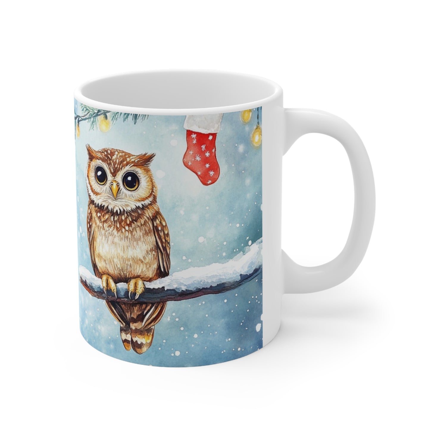 Keramisk Julekopp med Julemotiv #22 – Perfekt Gave til Kaffe, Te eller Kakao