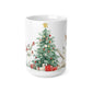 Keramisk Julekopp med Julemotiv #55 – Perfekt Gave til Kaffe, Te eller Kakao