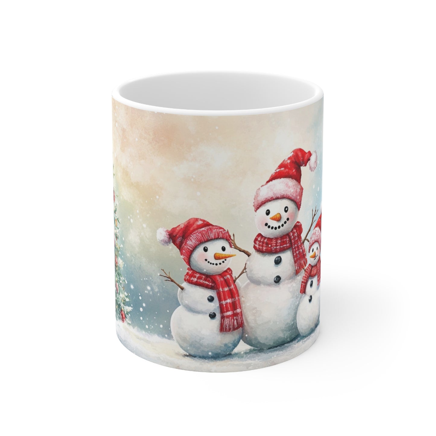 Keramisk Julekopp med Julemotiv #30 – Perfekt Gave til Kaffe, Te eller Kakao