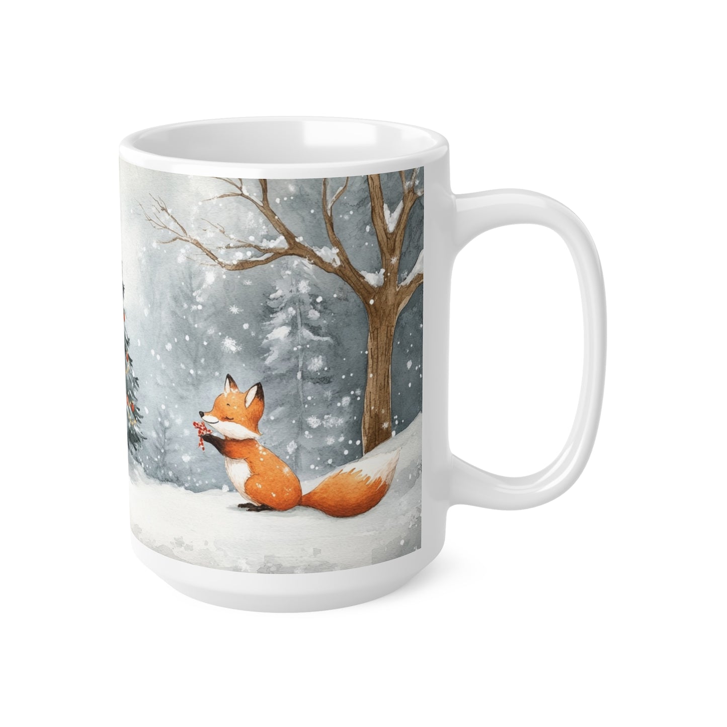 Keramisk Julekopp med Julemotiv #97 – Perfekt Gave til Kaffe, Te eller Kakao