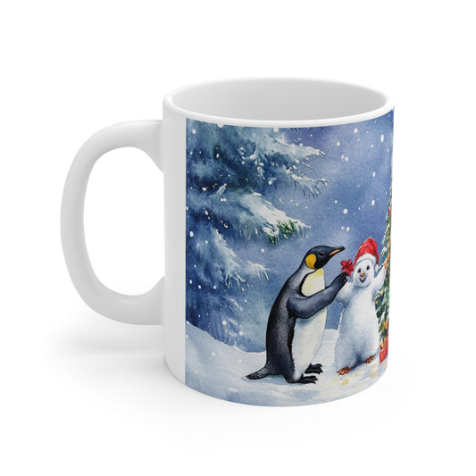 Keramisk Julekopp med Julemotiv #57 – Perfekt Gave til Kaffe, Te eller Kakao