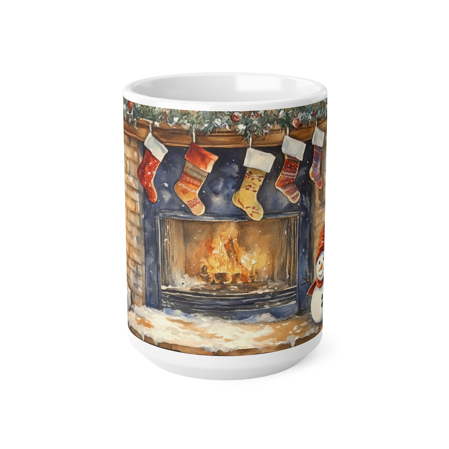 Keramisk Julekopp med Julemotiv #99 – Perfekt Gave til Kaffe, Te eller Kakao