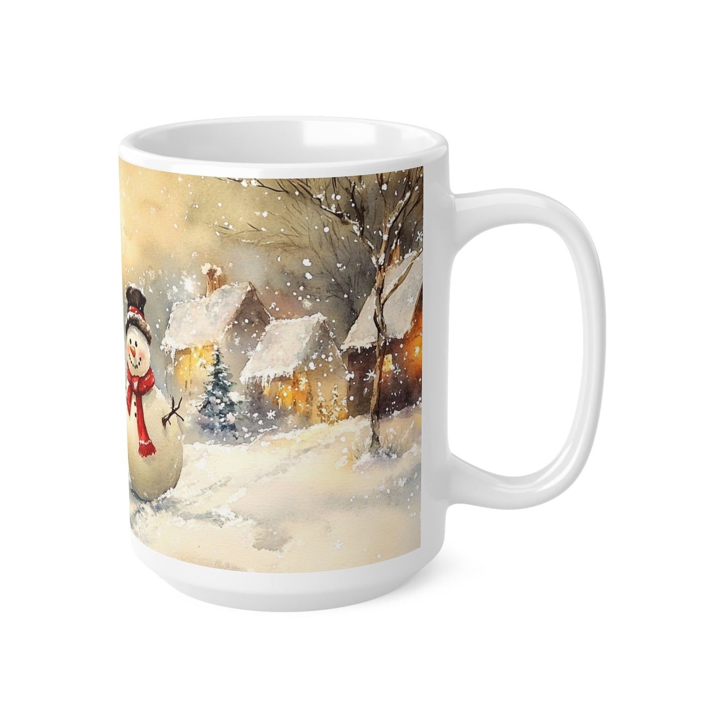 Keramisk Julekopp med Julemotiv #73 – Perfekt Gave til Kaffe, Te eller Kakao