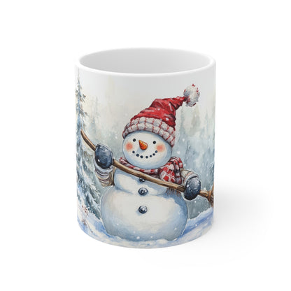 Keramisk Julekopp med Julemotiv #63 – Perfekt Gave til Kaffe, Te eller Kakao