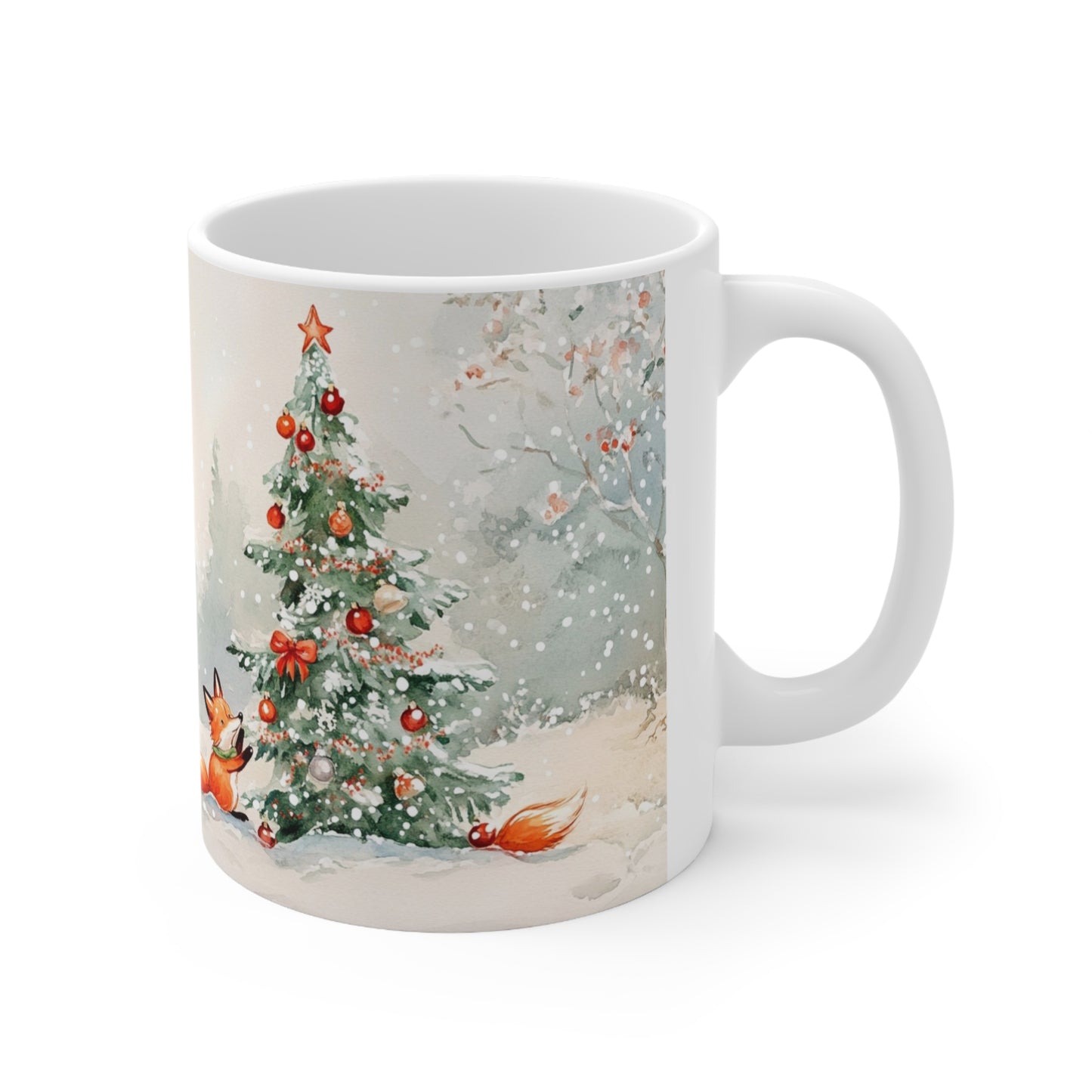 Keramisk Julekopp med Julemotiv #96 – Perfekt Gave til Kaffe, Te eller Kakao