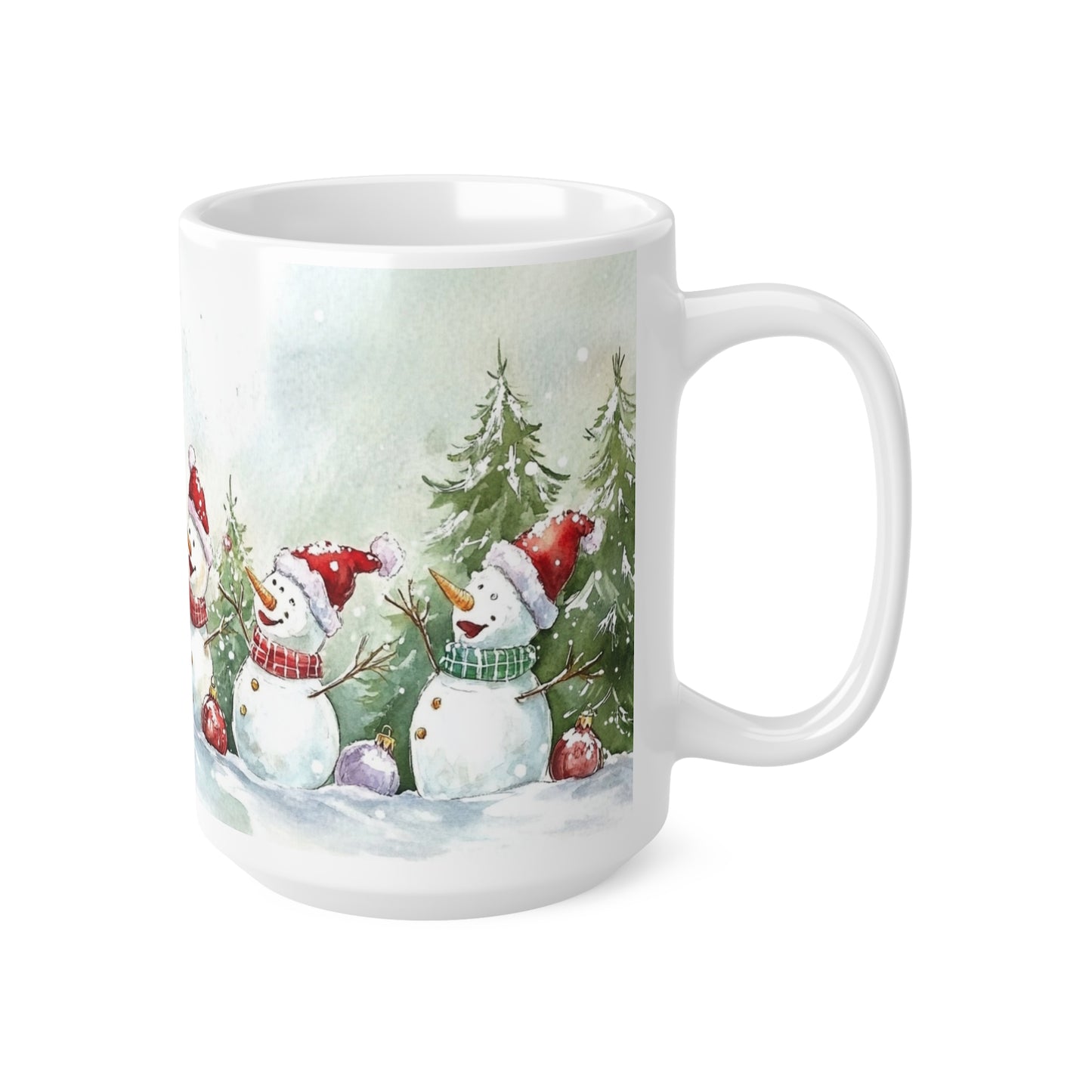 Keramisk Julekopp med Julemotiv #46 – Perfekt Gave til Kaffe, Te eller Kakao