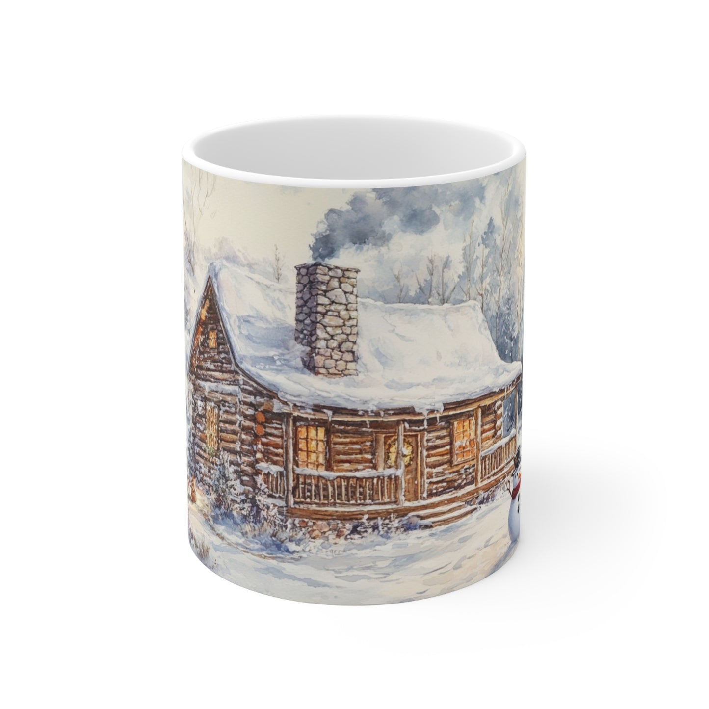 Keramisk Julekopp med Julemotiv #12 – Perfekt Gave til Kaffe, Te eller Kakao