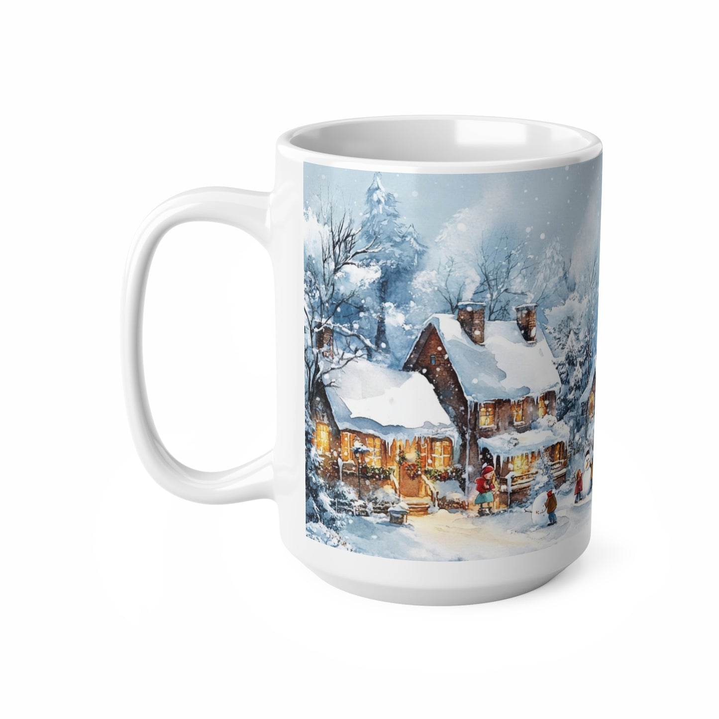 Keramisk Julekopp med Julemotiv #14 – Perfekt Gave til Kaffe, Te eller Kakao