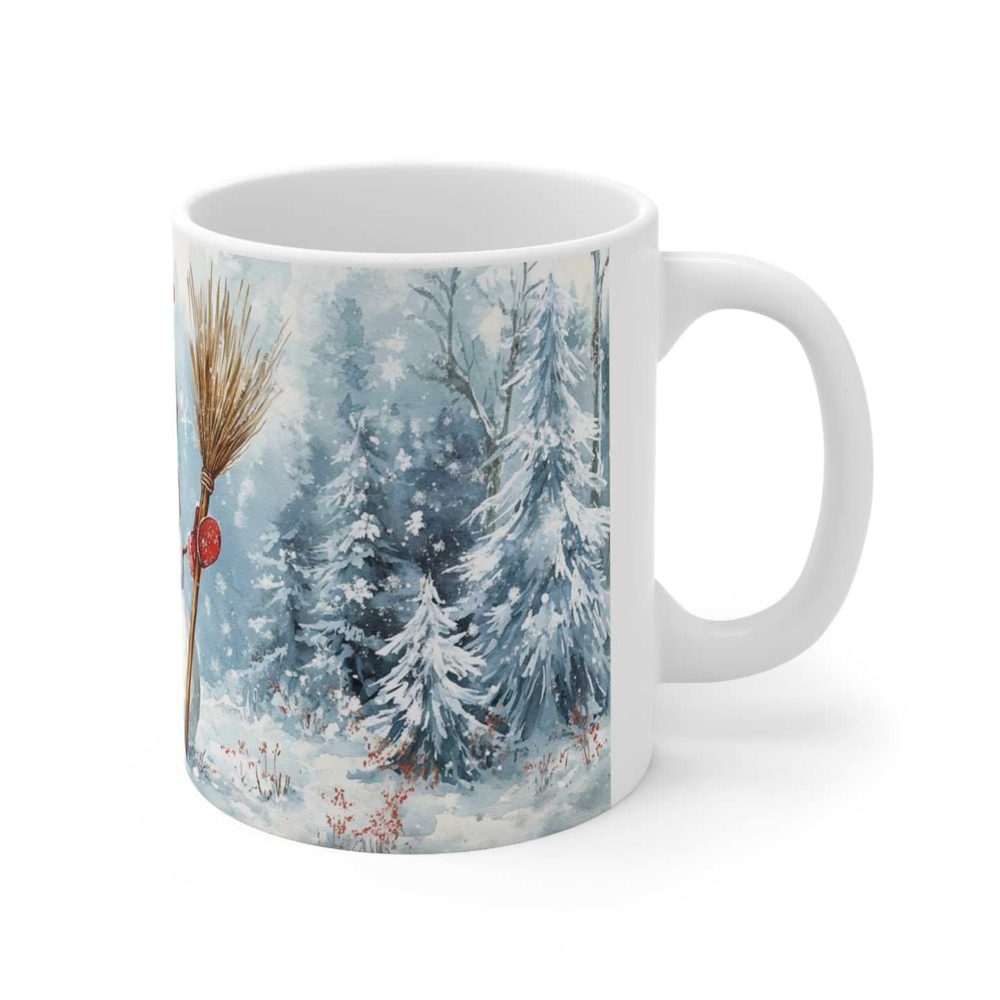 Keramisk Julekopp med Julemotiv #62 – Perfekt Gave til Kaffe, Te eller Kakao