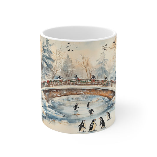 Keramisk Julekopp med Julemotiv #35 – Perfekt Gave til Kaffe, Te eller Kakao