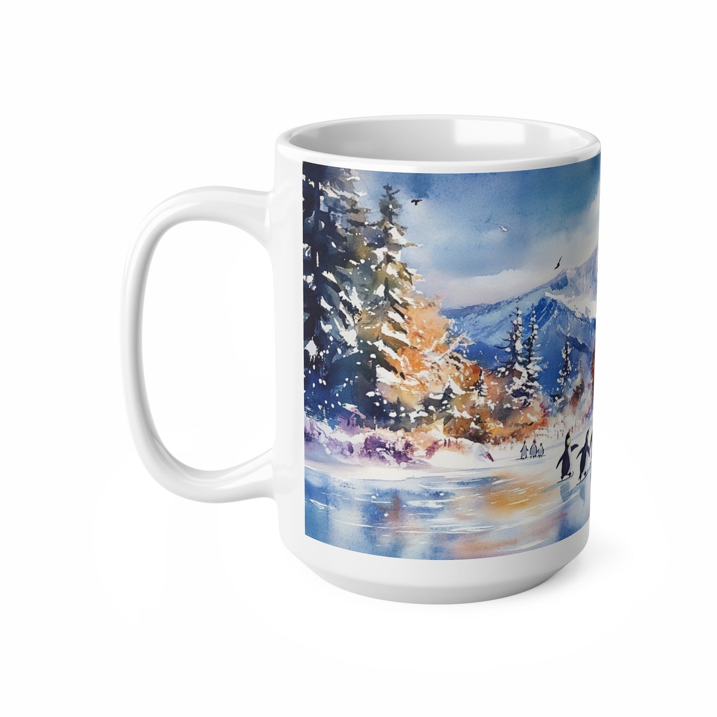 Keramisk Julekopp med Julemotiv #61 – Perfekt Gave til Kaffe, Te eller Kakao