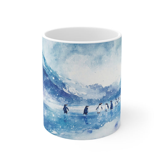 Keramisk Julekopp med Julemotiv #60 – Perfekt Gave til Kaffe, Te eller Kakao