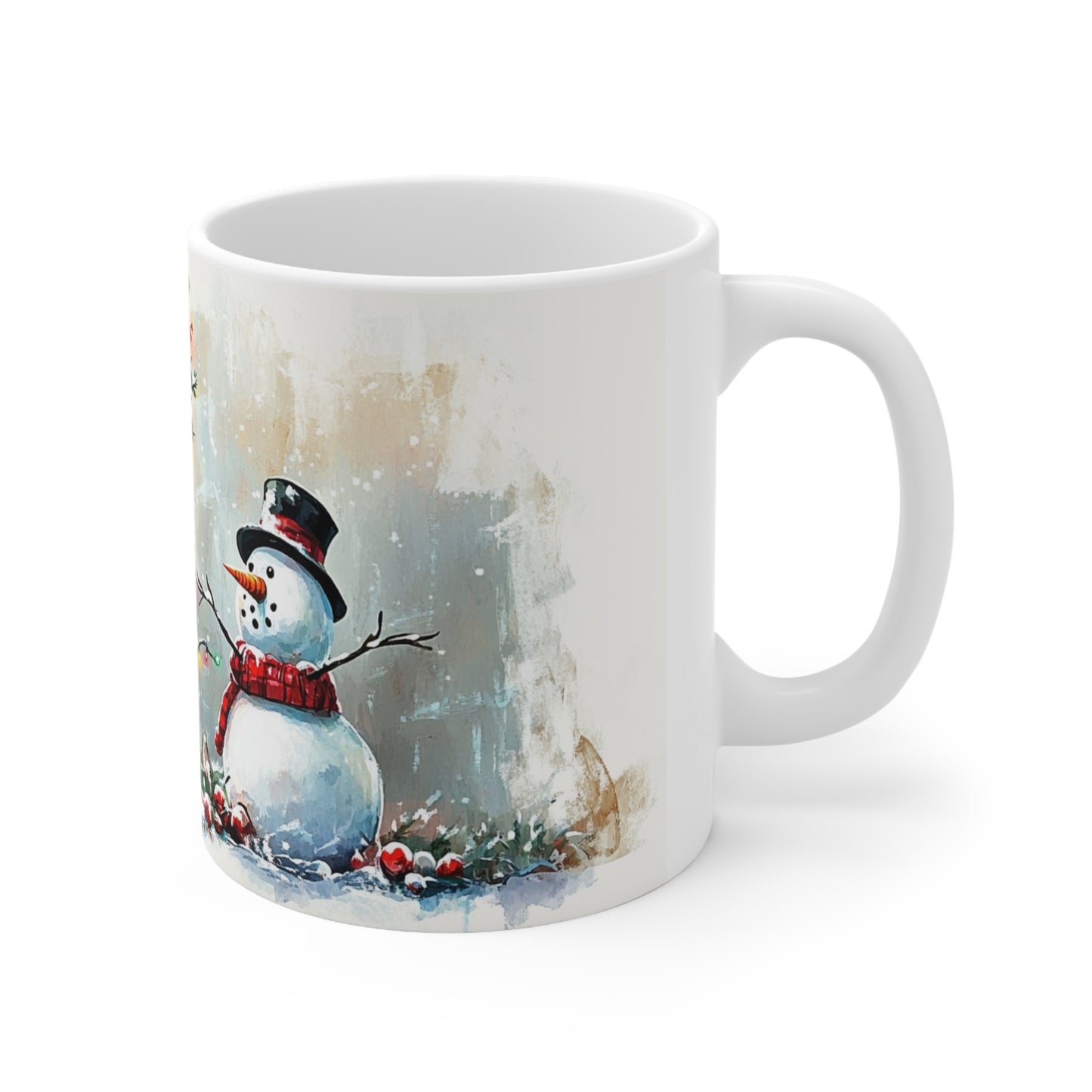 Keramisk Julekopp med Julemotiv #36 – Perfekt Gave til Kaffe, Te eller Kakao