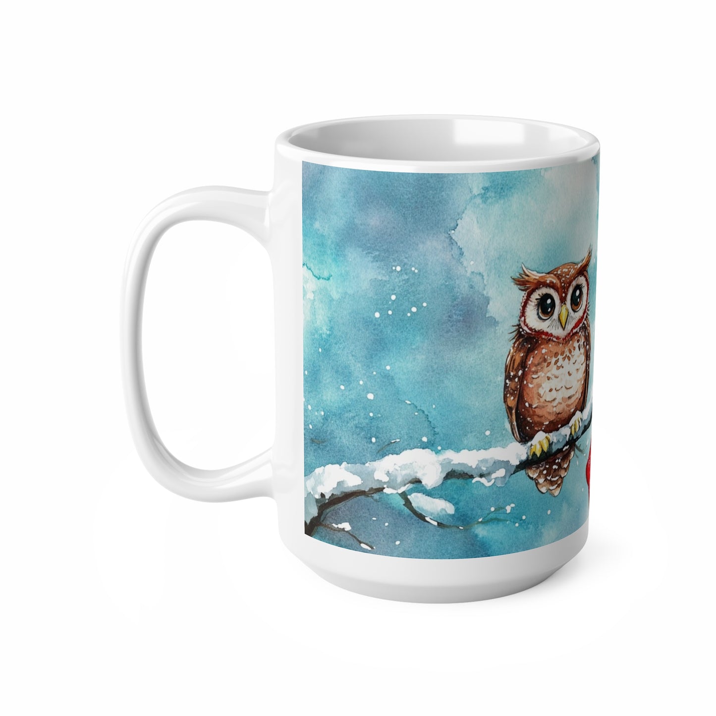 Keramisk Julekopp med Julemotiv #21 – Perfekt Gave til Kaffe, Te eller Kakao