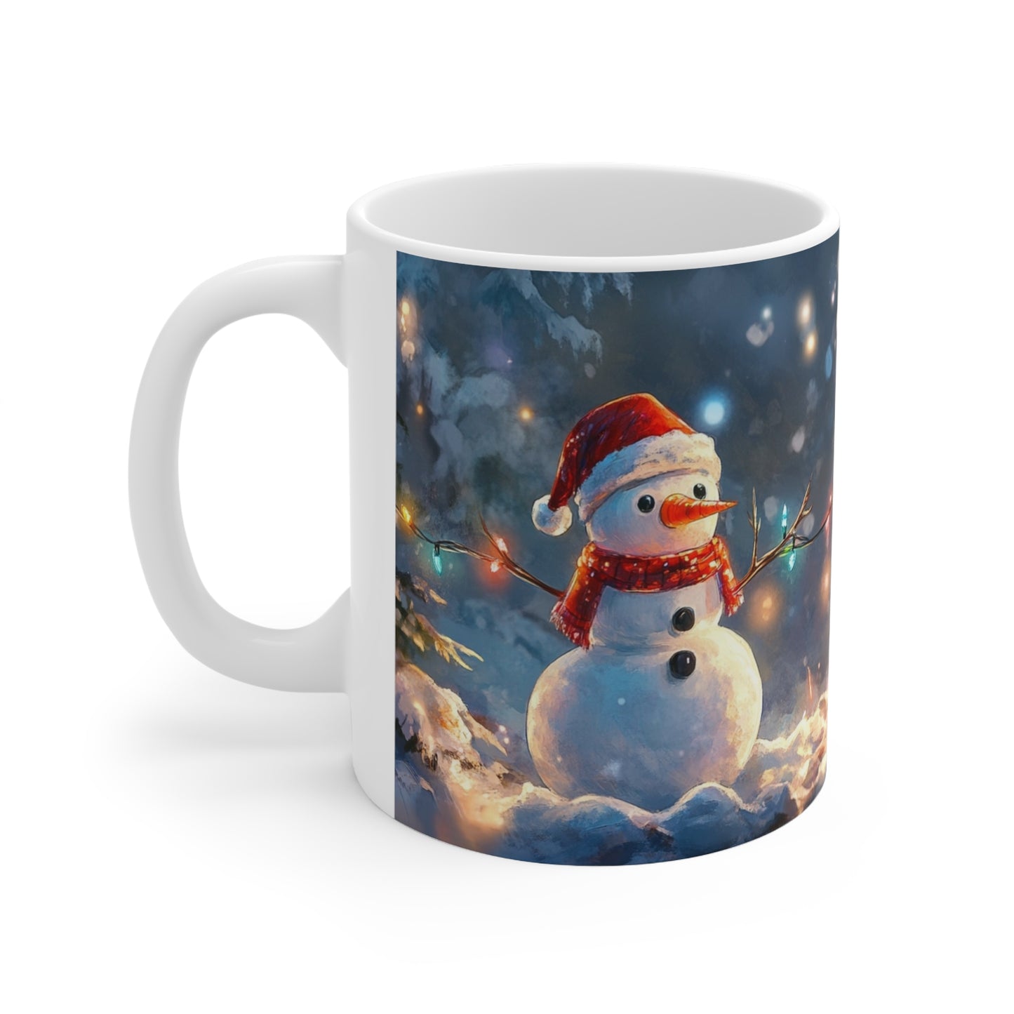 Keramisk Julekopp med Julemotiv #37 – Perfekt Gave til Kaffe, Te eller Kakao