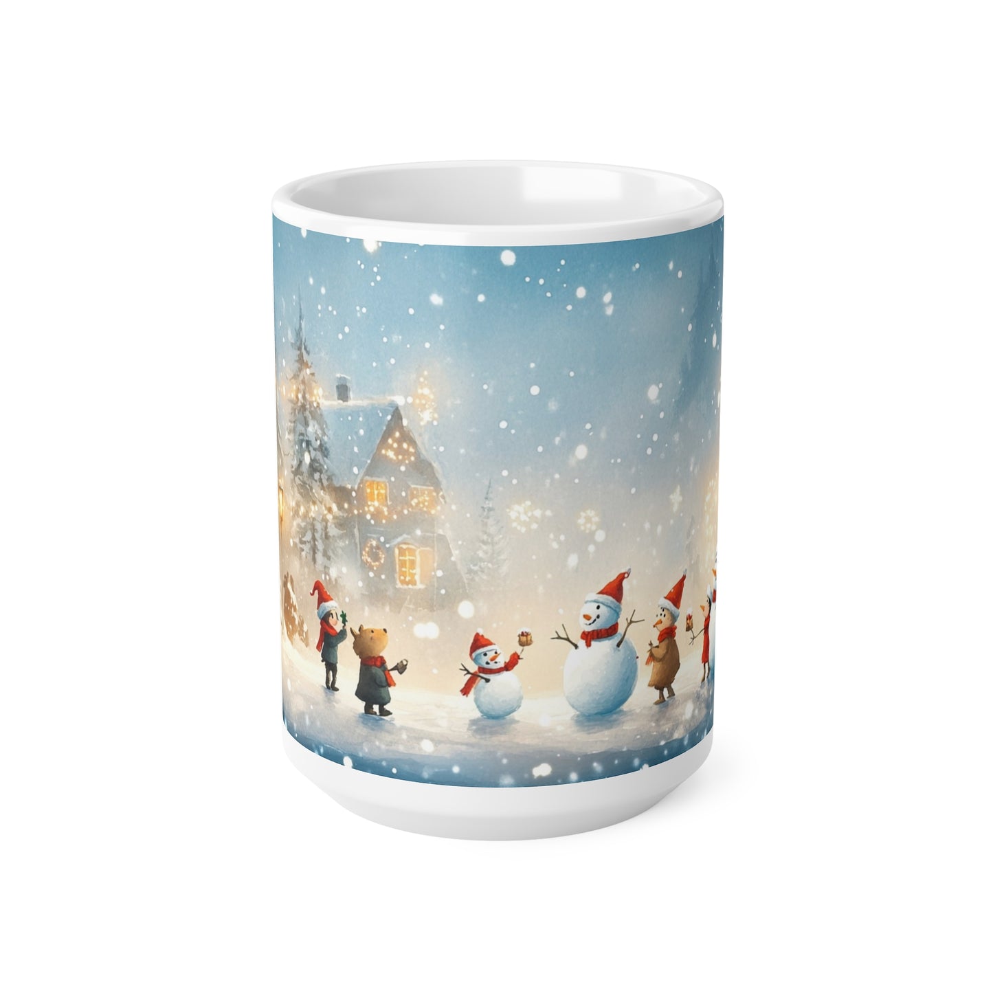 Keramisk Julekopp med Julemotiv #90 – Perfekt Gave til Kaffe, Te eller Kakao